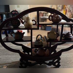 Yi Xing Zisha Miniature Teapot Display Set